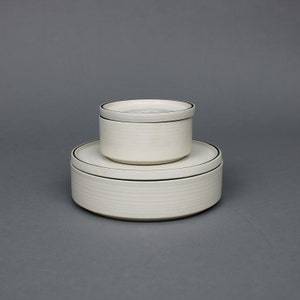 Ambrogio Pozzi (1931-2012) - Alto Basso - Ceramica Franco Pozzi, Italy - 1970s - set of two lidded boxes