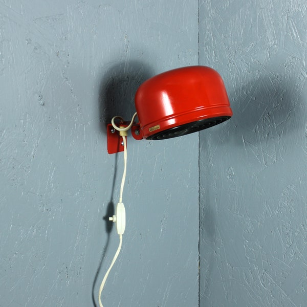 Börje Claes (1941) - orange wall lamp - 1970s - Norlett-Elit, Sweden