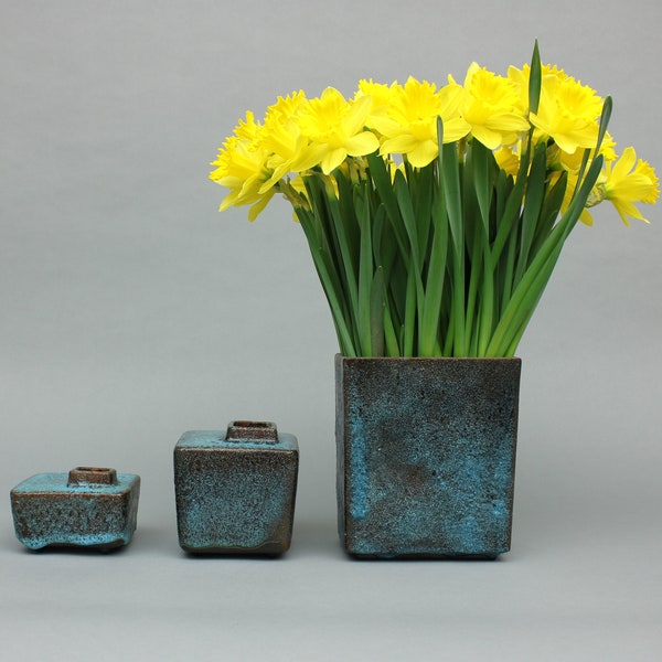 Pieter Groeneveldt (1889-1982) set of 3 Ikabana vases