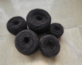 148 g! Handmade dog wool yarn, Warm natural knitting yarn, Eco-friendly fiber, Yarn knitted from your dog's fur or a cat