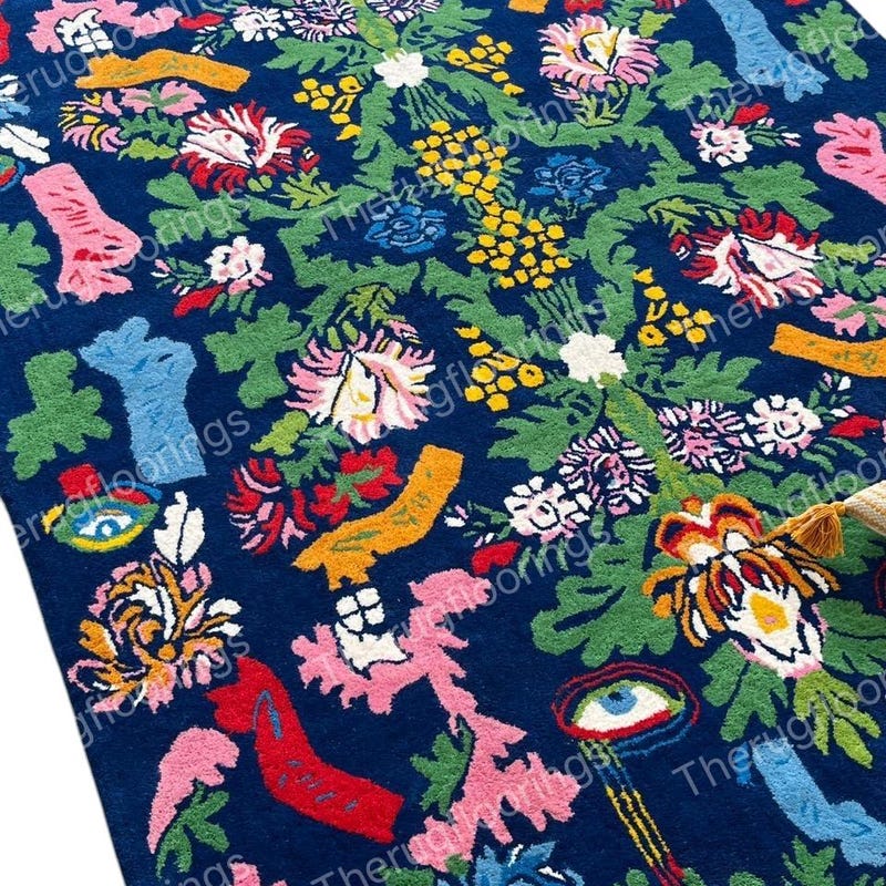 Powder Room Rug - Etsy