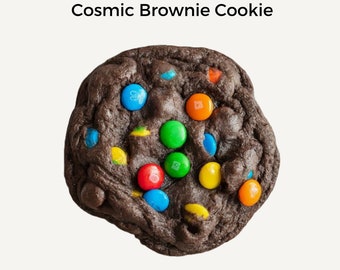 Back-To-School Cosmic Brownie Cookie Recipe l Gourmet Cookie Recipe | Homemade Cookie Recipe | Stuffed Cookie Recipes | Homemade Dessert