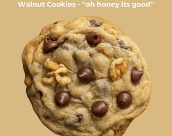 Walnut Cookie Chocolate Chip | Cookie Recipe | Gourmet Cookie Recipe | Big Cookie | Stuffed Cookie | Homemade Cookie recipes