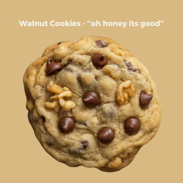 Walnut Cookie Chocolate Chip | Cookie Recipe | Gourmet Cookie Recipe | Big Cookie | Stuffed Cookie | Homemade Cookie recipes