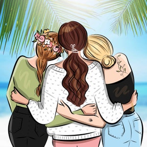 Migliori amiche per sempre donne sorelle Queen Love Partner Party SVG PNG CMYK.pdf
