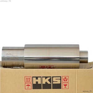 Sell NEW HKS EXHAUST MUFFLER Inlet 2.5" Outlet 4 " HI-POWER UNIVERSAL FREE SHIP In KAJANG - Foto 6