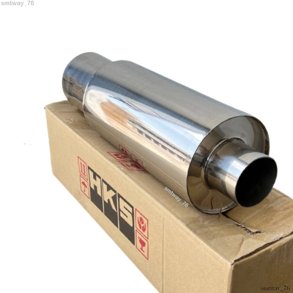 HKS 3203-EX023 Muffler (Universal 2.5 Inlet/4 Outlet), Mufflers