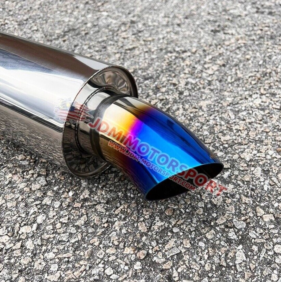 JDM Style Dolphin Tip Turndown Drop Muffler Exhaust 3 2.5 Universal JS DHL Etsy