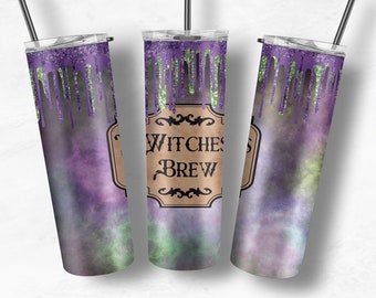 Witches brew, Halloween wrap, Tumbler wrap, Halloween design, Tumbler design, Sublimation wrap, 20oz png, PNG wrap, Tumbler png Witch's Brew