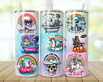 20oz Tumbler Wrap png Sarcastic Skeleton Tumbler Funny Tumbler Designs 20oz Skinny Tumbler Sublimation Designs Snarky Skeleton png Sassy PNG