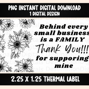 Packaging stickers, Packaging labels, Thermal labels, Small business Digital Sticker Printable packaging Printable sticker Thank you sticker