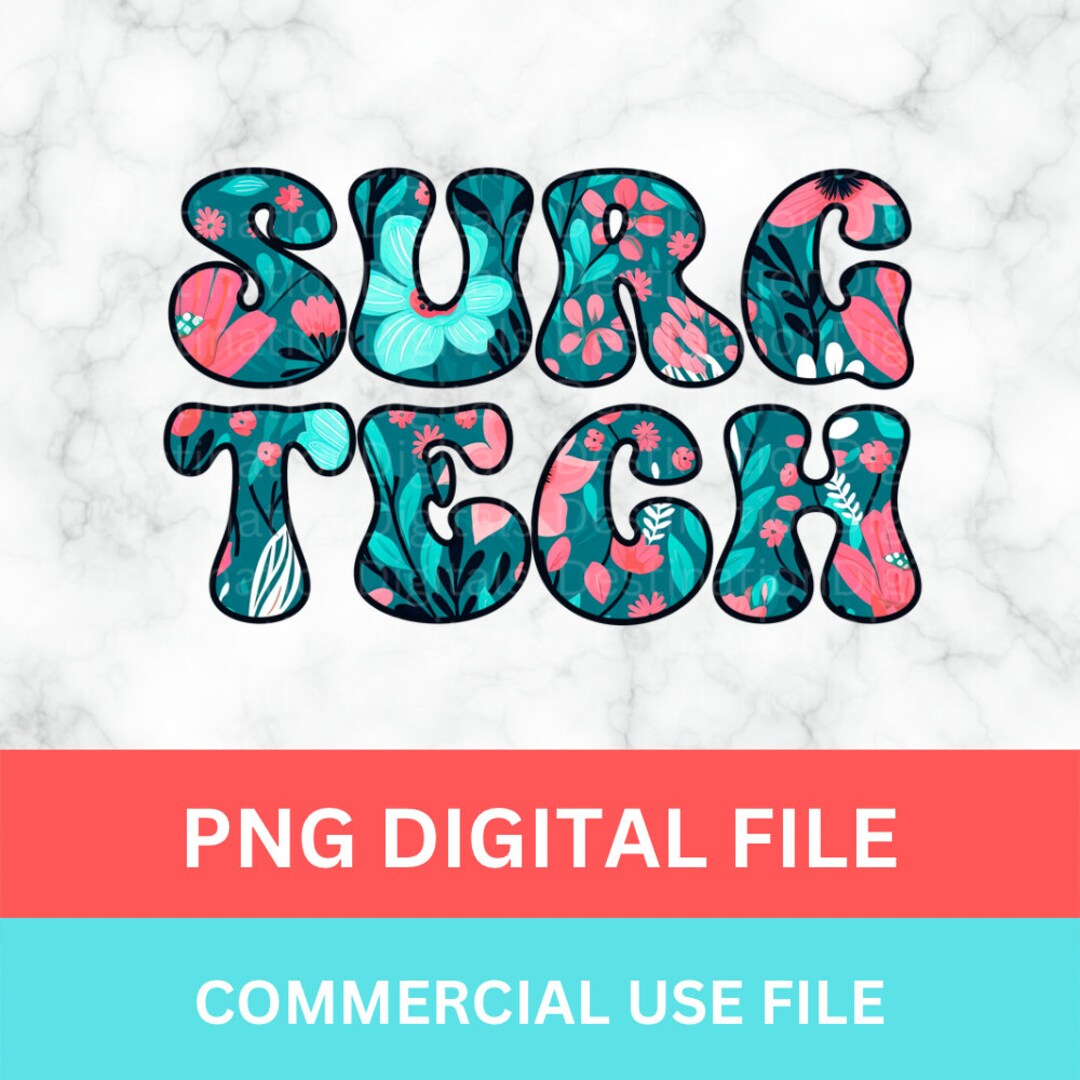 Surgical, Tech, PNG, Digital, Design, Sublimation, Nurse, OR ...
