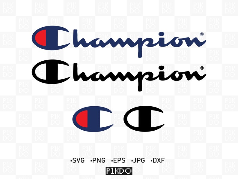 Champion Svg Sticker Champion Logo Png Champion Amblem - Etsy