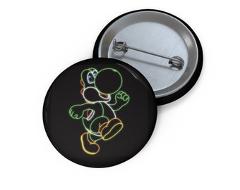 Neon Yoshi Button