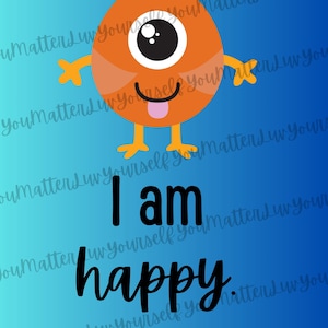 Monster Affirmation Posters for Kids