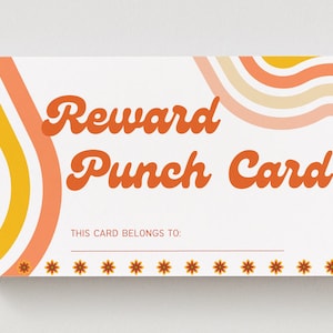 Cartes perforées Boho Reward