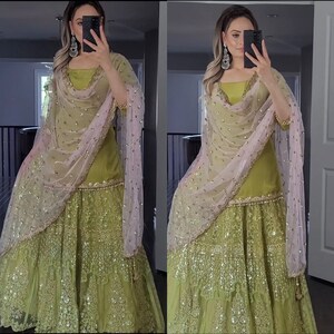 Party wear lehenga kurti deals