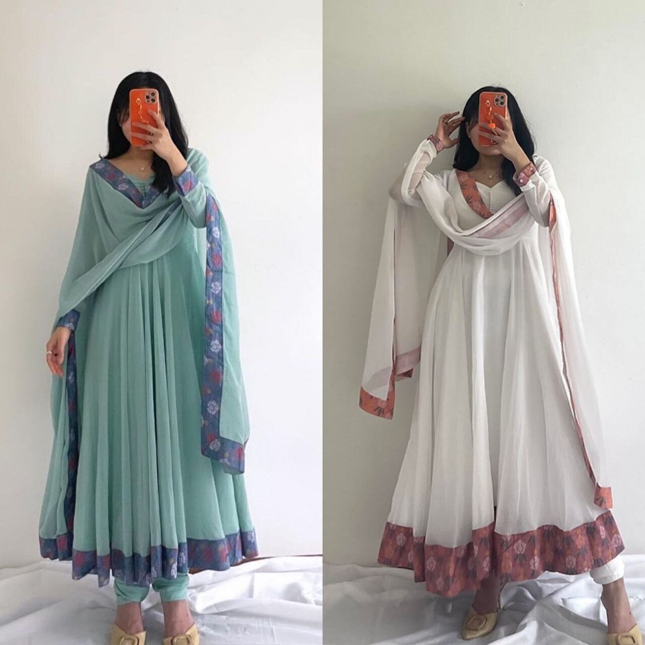 Stitched top anarkalis online