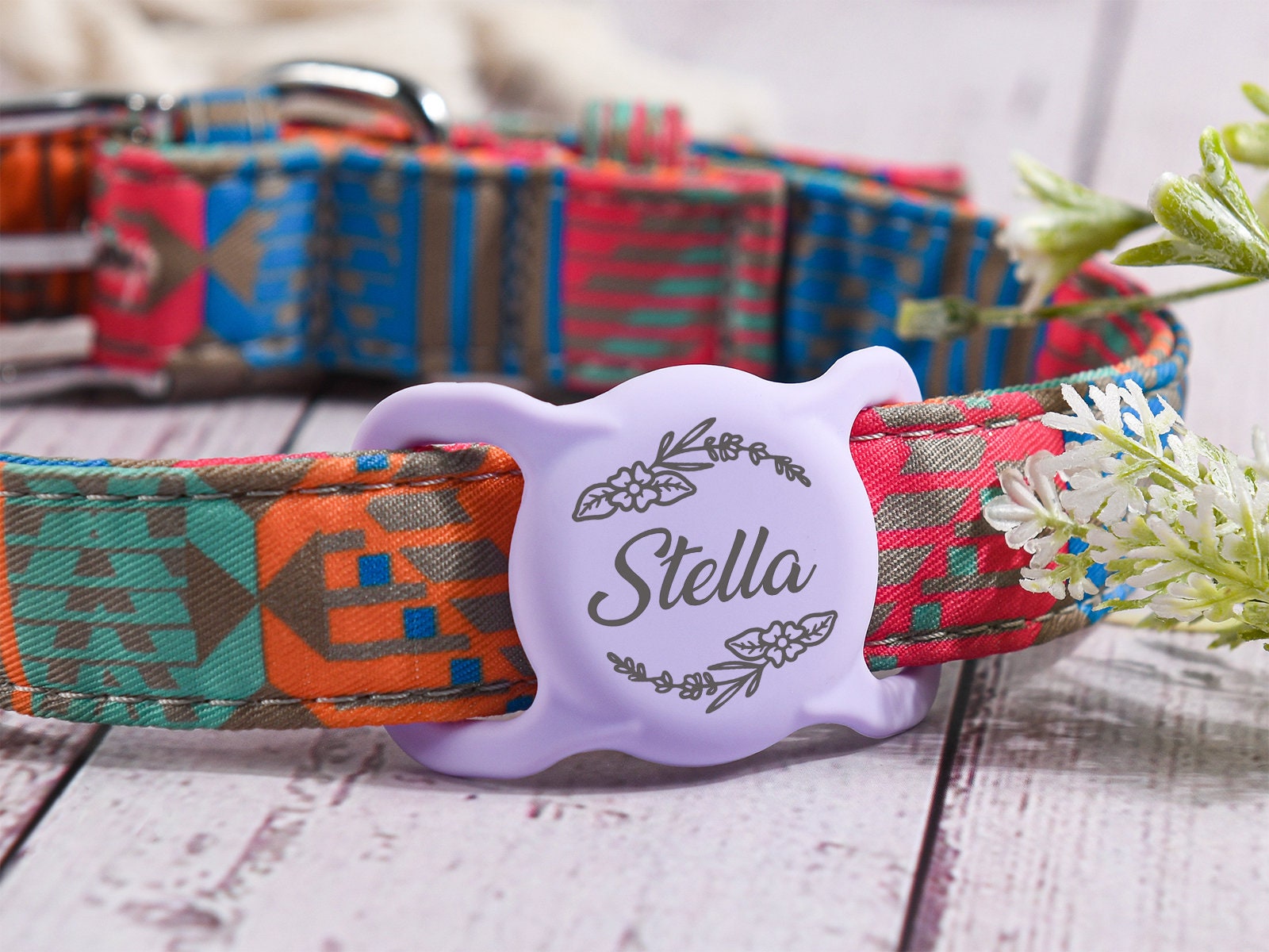 Engraved Silicone Dog Airtag Case,Silent Dog Tag Protective Case,Personalized Pet Air Tag Case,Custom Slide on Pet/Dog/Cat Tag Collar Holder