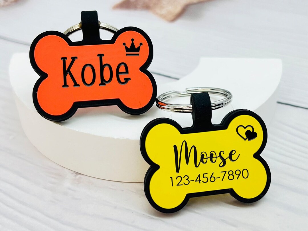 Soundless Dog Tag For Dogs personalised Dog Tag silent Dog Id Tag 