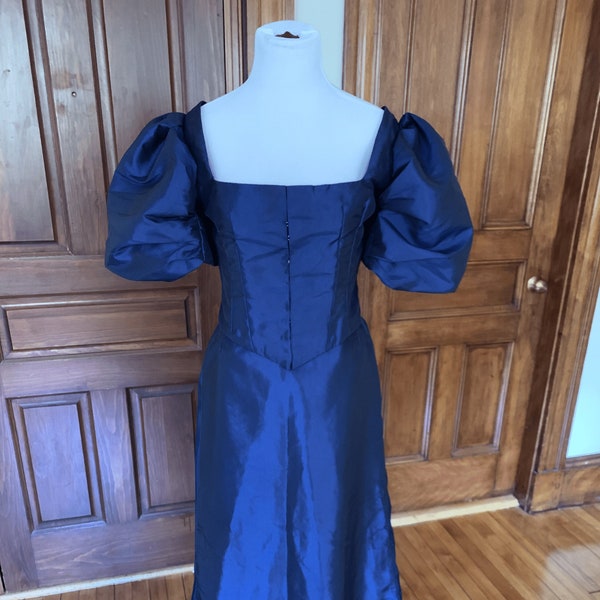 1890s Victorian Ball Gown Reproduction party theater evening ball victorian dress costume