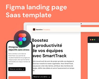 Figma Landing page Saas Template