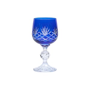 Copas de vino de cristal vintage de colores, copas de vino únicas coloreadas estilo bohemio imagen 4
