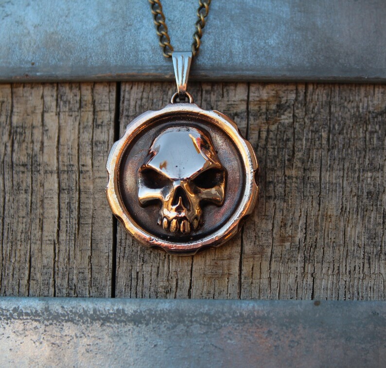 Sea of Thieves Bounty Skull Inspired Pendant Necklace on Etsy