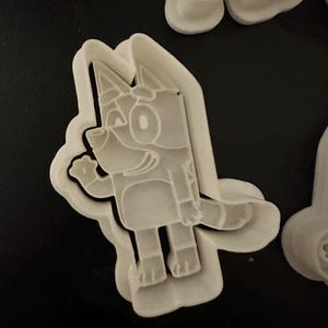Bluey Character Cookie dough clay cutter - Set of 4