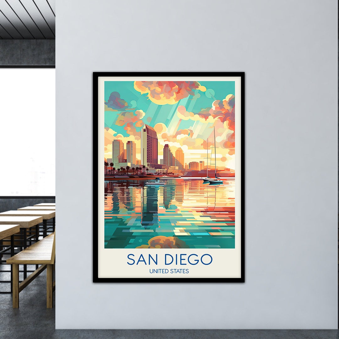 San Diego Wall Art San Diego Poster San Diego Photo - Etsy