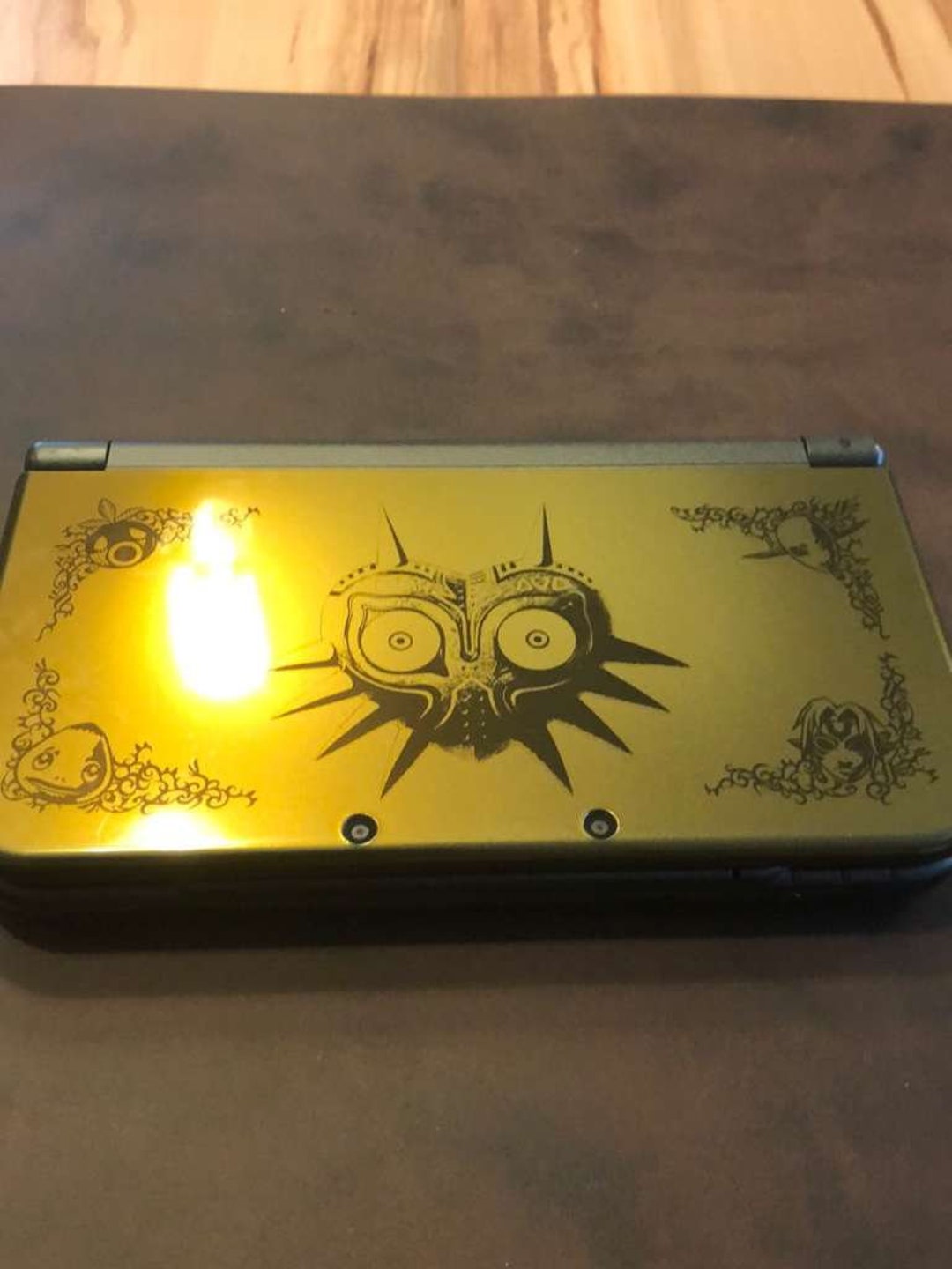 New Nintendo 3ds Xl Majora's Mask Edition IPS Screen Above Etsy