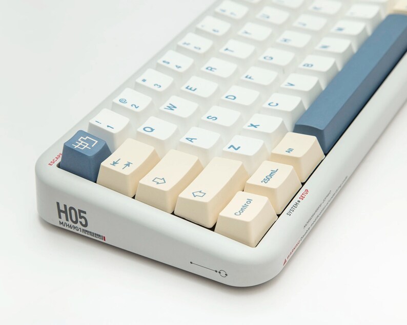 Soy Milk Keycap Set Customise Your Mechanical Keyboard Cute Etsy