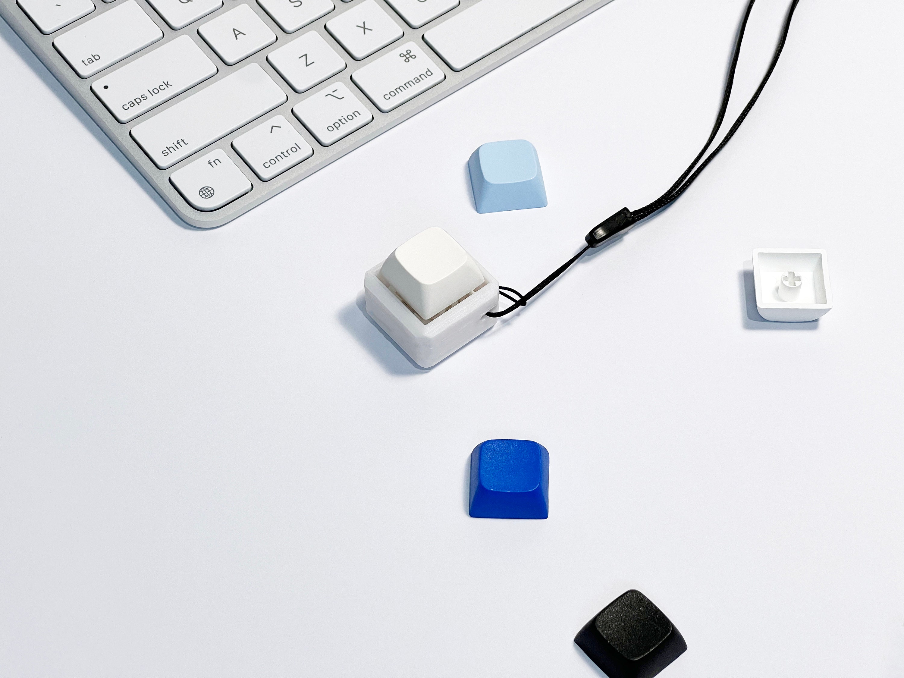 Wave Mechanical Fidgets, Blue Keycaps, Anxiety Stress Relief - Etsy ...