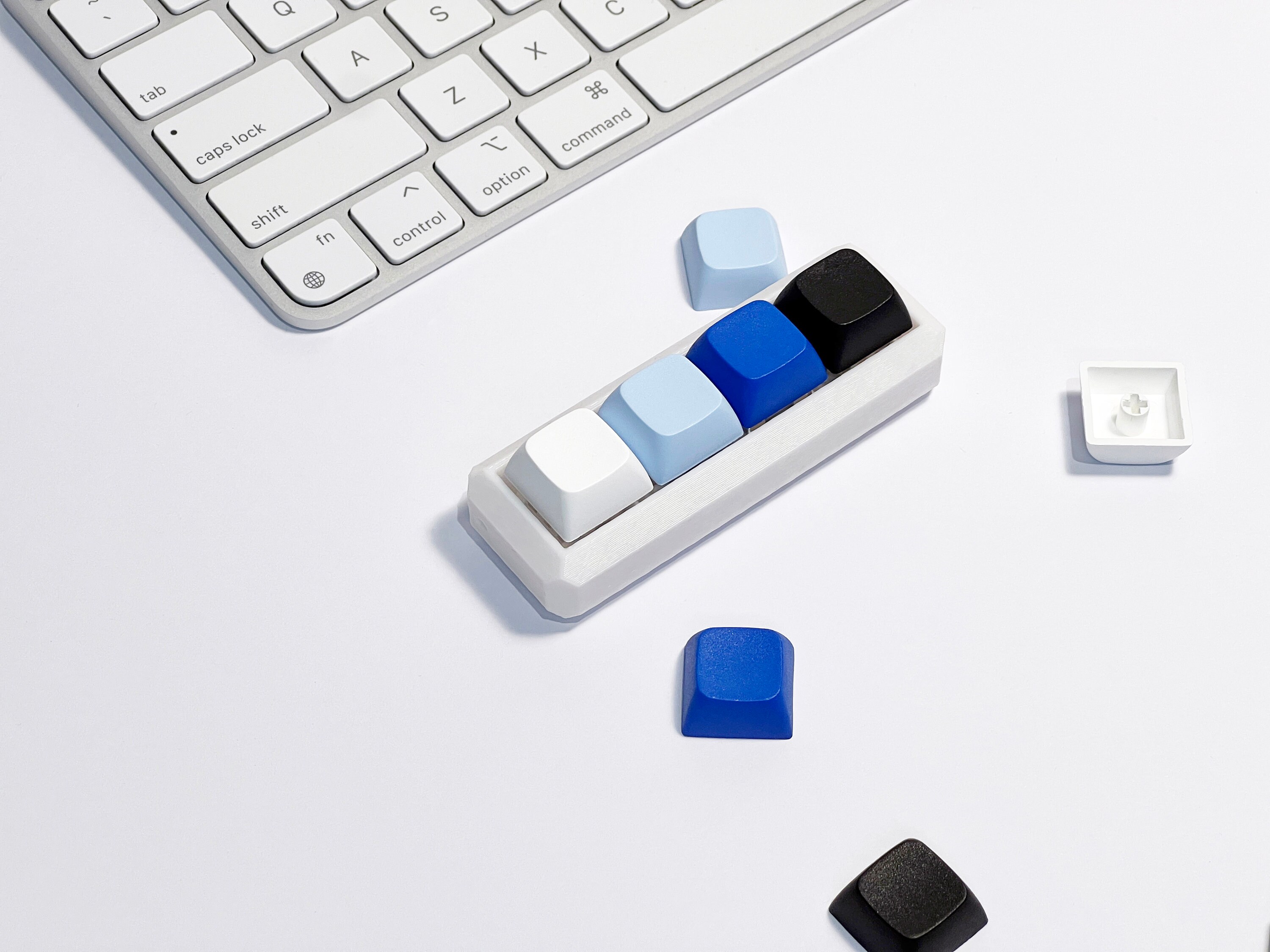 Wave Mechanical Fidgets, Blue Keycaps, Anxiety Stress Relief - Etsy ...