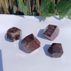 Red Garnet Polished Freeform | Raw Geometric Garnet Crystal | Healing Crystal | Red Garnet Stone from Indian