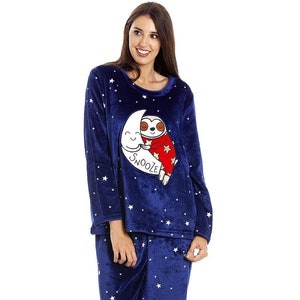 Super soft fleece pyjamas womens store