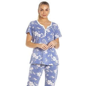 Cropped pyjama set ladies discount