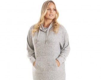 Womens Comfy Fit Marl Hacci Loungers