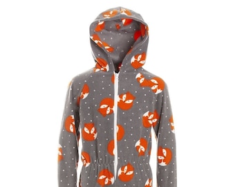 Kinder Fuchs Print Soft Fleece All in One