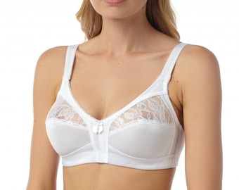 Womens Non Wired White Bra