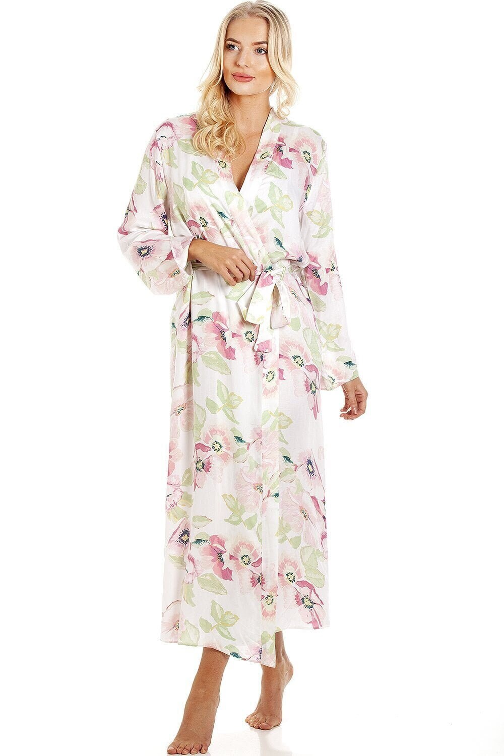 Womens Classic Lightweight Poppy Print Wrap