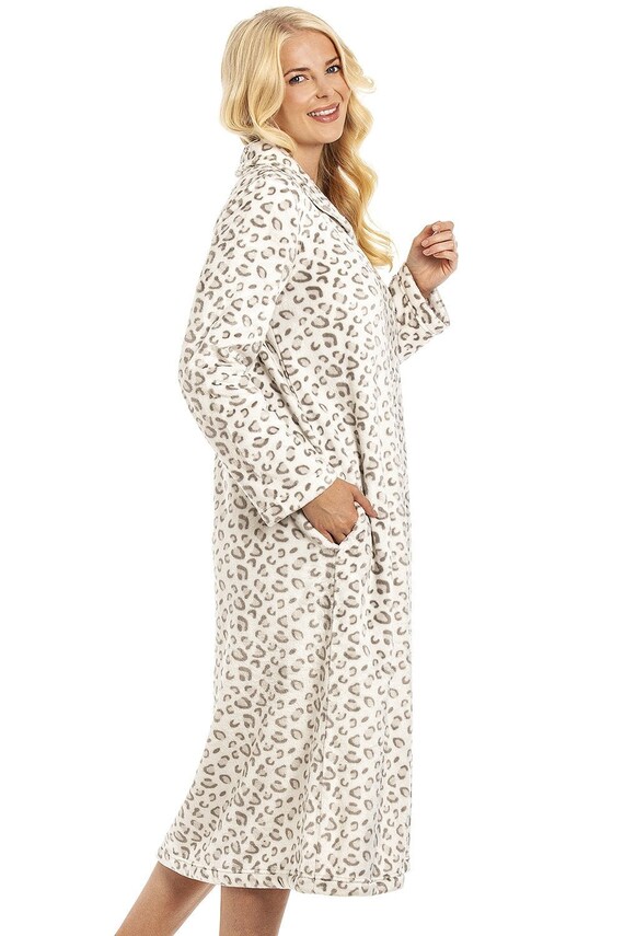 Supersoft Fleece Dressing Gown With Star Sign Design By Duncan Stewart - View #10