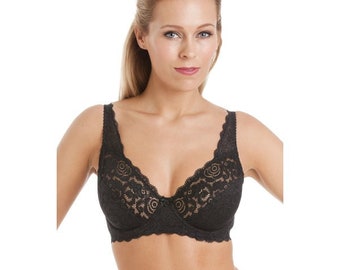 Womens Classic Rhapsody Lace Underwired Bra