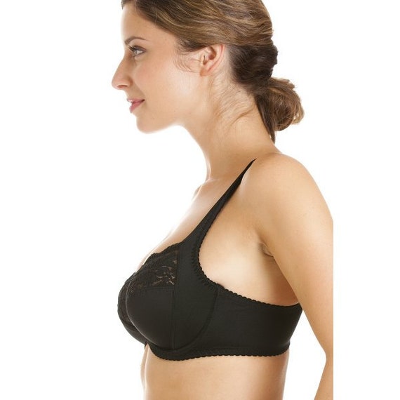 Womens Classic Black Underwired Lace Full Cup Bra - Etsy