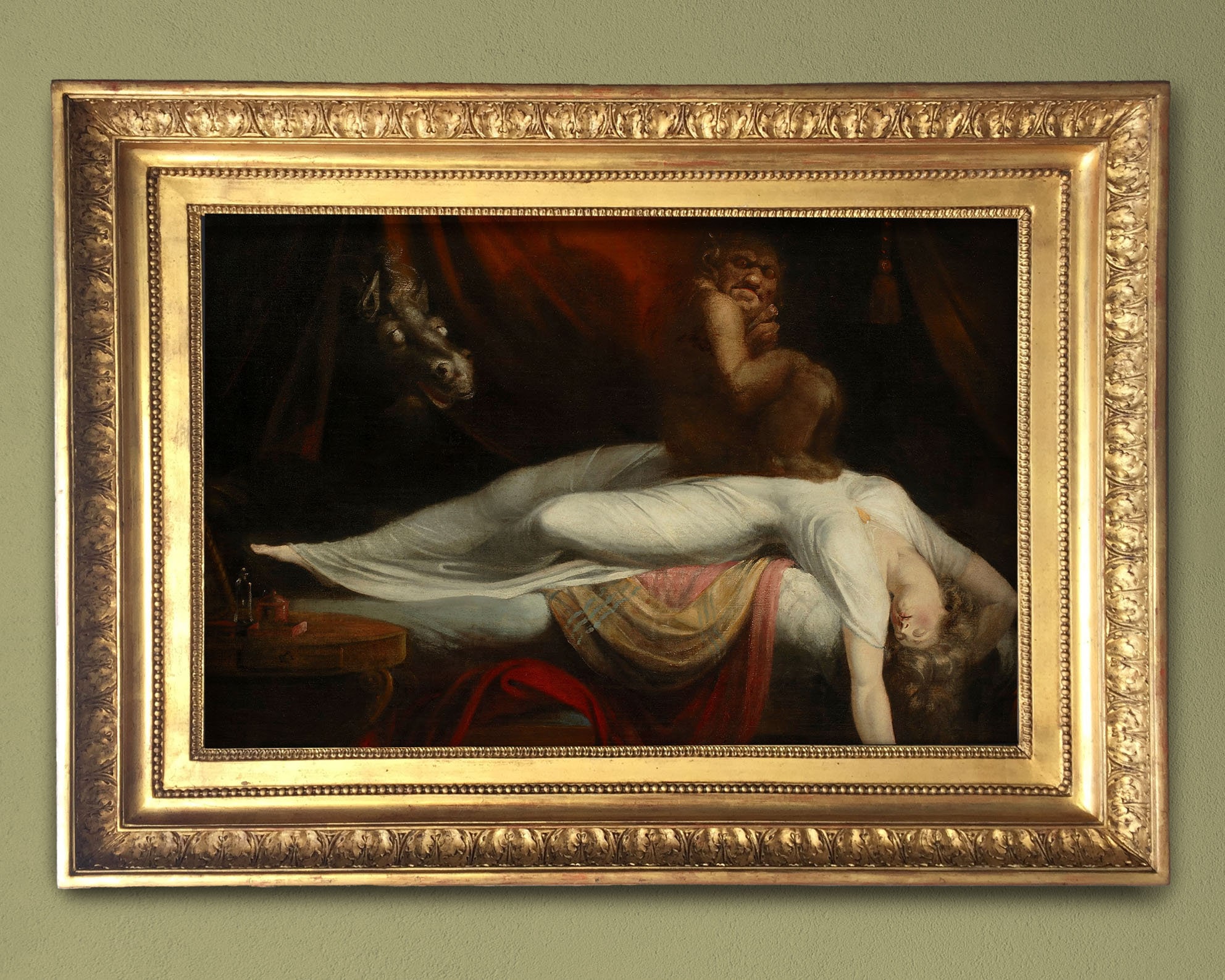The Nightmare by Henry Fuseli - Iconic Gothic Art Poster, Haunting ...