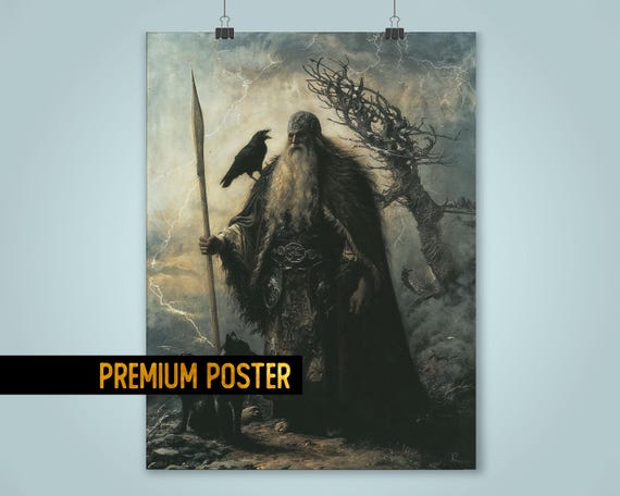 Arazzo Da Parete Vichingo 150x100cm - Decorazione Nordica Per Camera - Foto 4