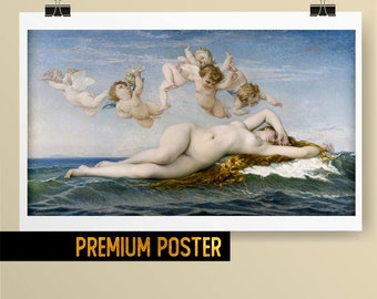 The Birth of Venus by Alexandre Cabanel - French academic art poster