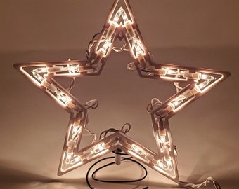 Adorno de estrella para árbol de Navidad
