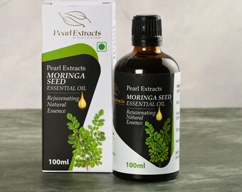 Aceite esencial de semilla de moringa orgánica: extracto puro para el cuidado de la piel y el cabello