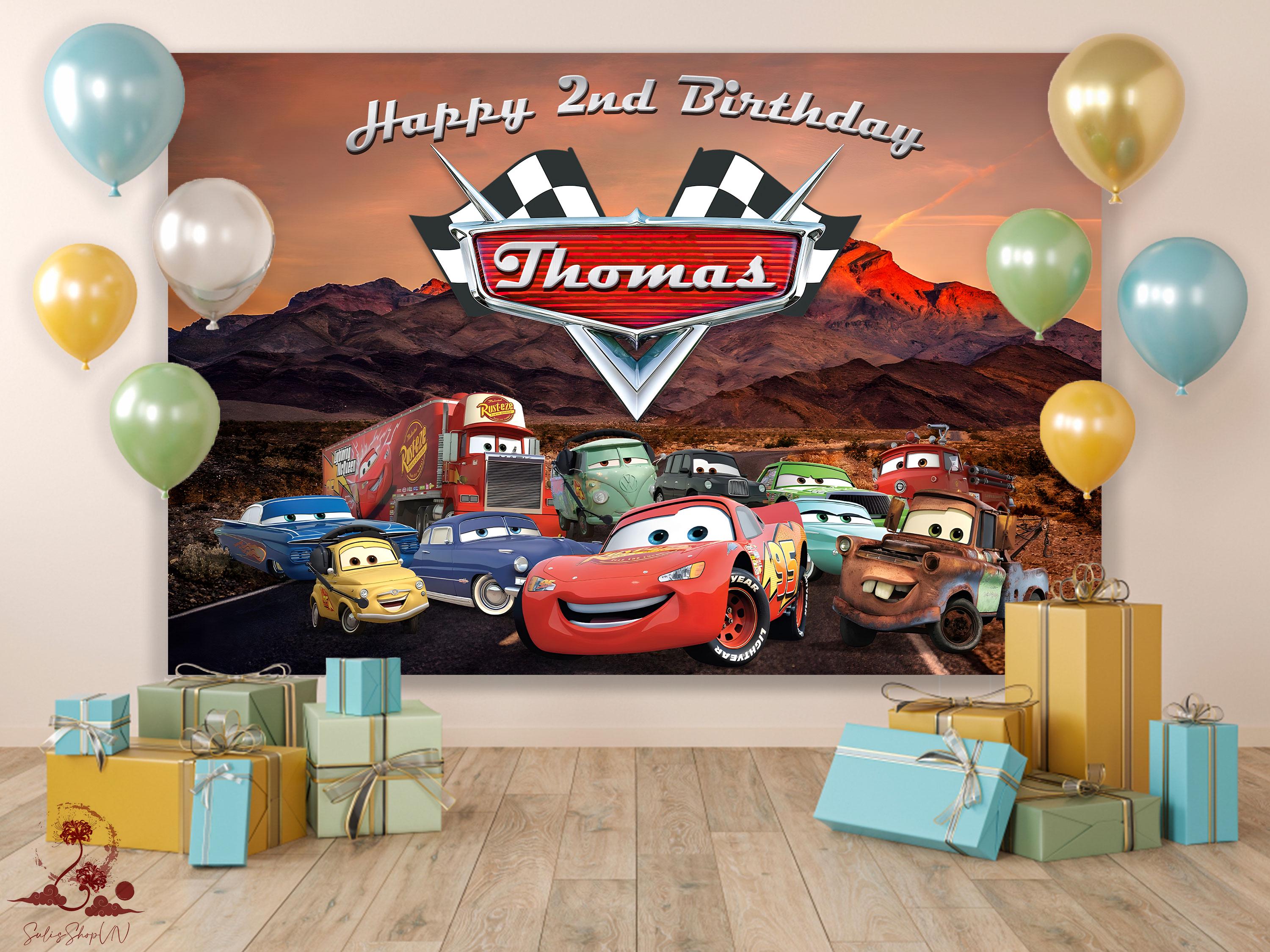 Cars Birthday Backdrop, Cars Banner, Cars Backdrop, Cars Birthday Decoration, Cars Birthday Party, Cars Party Decor, Cars Digital Download